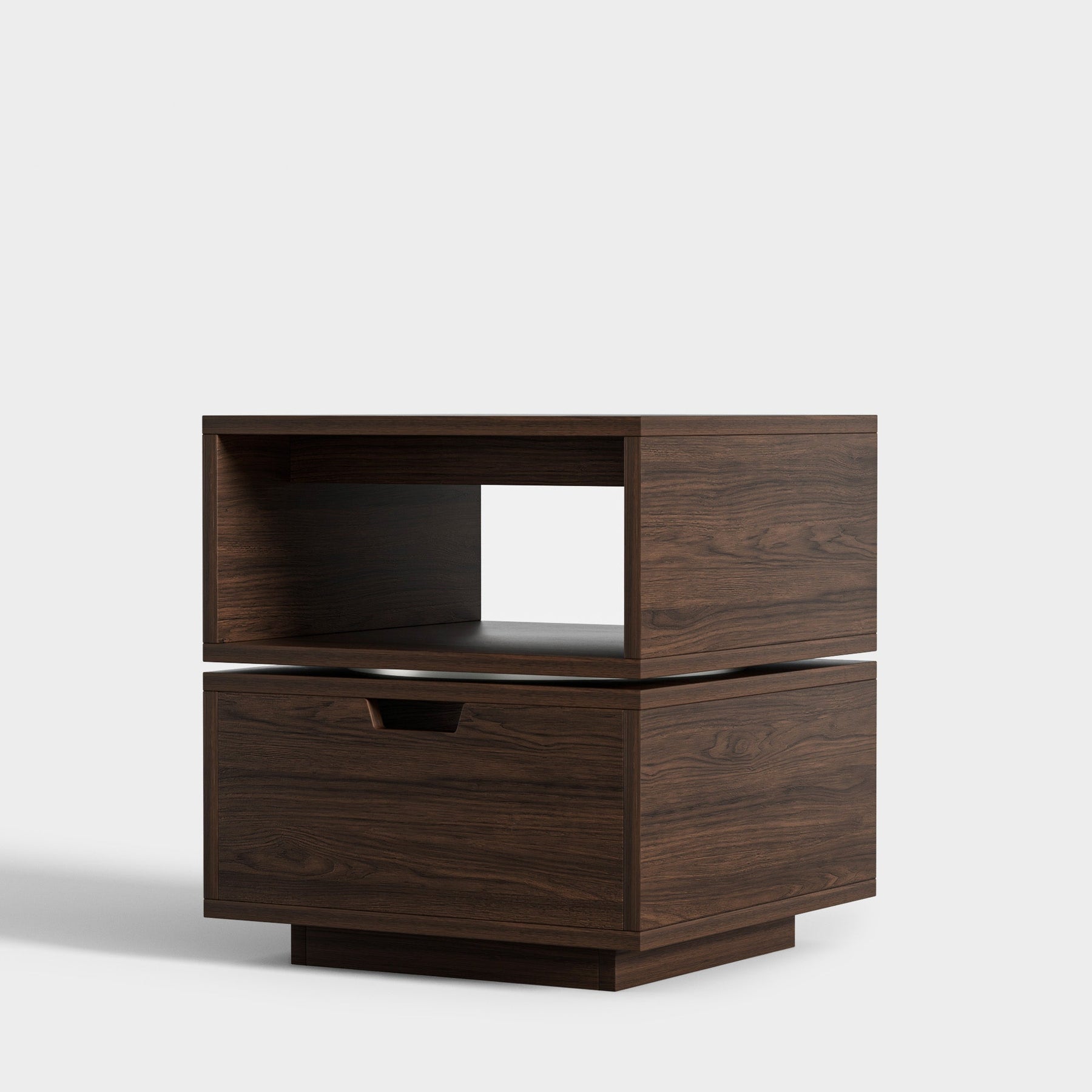 Mesa de cabeceira giratória quadrada de 2 níveis Yowos - Liquidação - 7 restantes